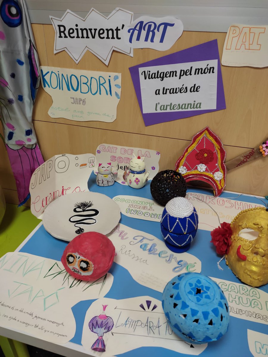 SandraMDCprat's tweet photo. A 3r ESO aprenem de les diferents cultures a partir de l’artesania. #escolamdc #mdcteam #Escolamdc #escolamdcprat #mdcprat https://t.co/xfFabw5HK4