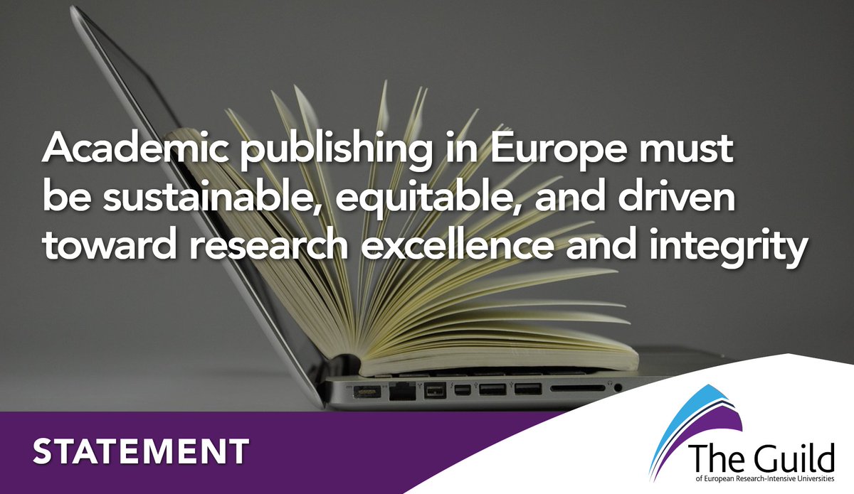 guildeu's tweet image. 📢The core mission of the 🇪🇺&apos;s academic publishing system must be to support research #excellence, #research integrity and #academicfreedom ➡️ bit.ly/3myF2N3

The Guild supports the @sweden2023eu&apos;s Council conclusions in which it tackles the current financial issues…