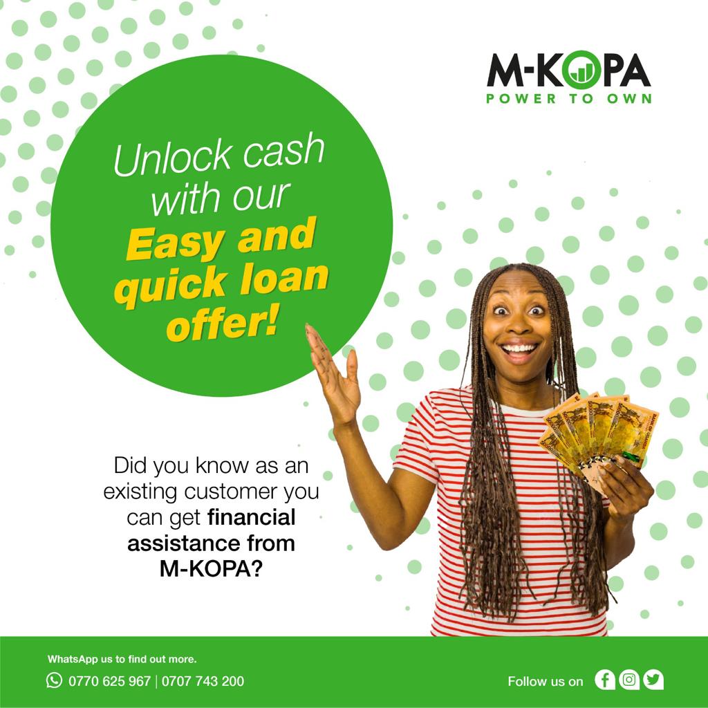 mkopauganda's tweet photo. Good credit history pays off! ​

Maintain strong payment history and unlock access to cash loans as a reward any time.​

#MKOPAUganda
#PayEasyOwnEasy https://t.co/tyxocq4WiH