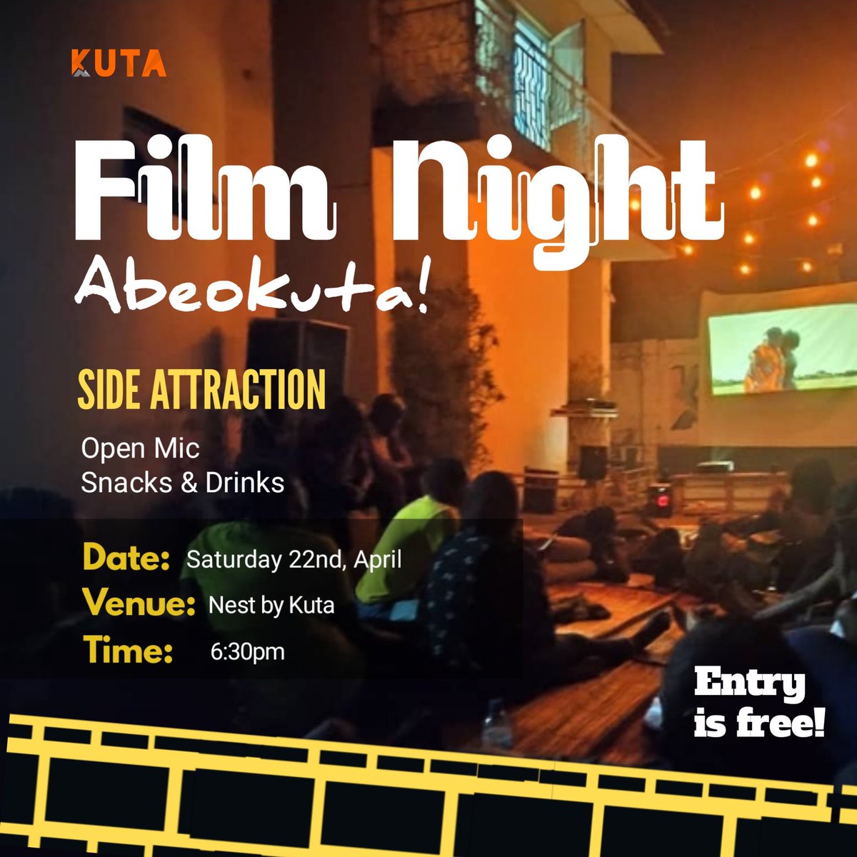 KutaNigeria's tweet photo. It's a new week and we are super excited to share with you our event for the week.
As we bring our ongoing exhibition to a close we have two special events lined up for you this holiday period.
See you all!
#canvasclubworkshop #canvasclub #handwidth #exhibition #filmnight https://t.co/pbaQU5ptP2