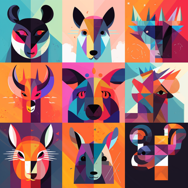 LeQuackOd's tweet image. Modern Menagerie

#abstractanimals #modernismart #vibrantcolors #cubismstyle #minimalismart #abstractcollage #digitalart #artlover #artlife #abstractworld #artcommunity #abstractartist #abstractexpressionism #artoftheday  #artshare #artwork #midjourney #nftart #opensea