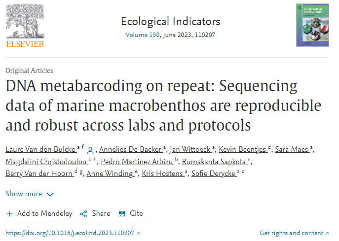 Paper alert! Sequencing data of marine macrobenthos are reproducible and robust across labs and protocols. geans.eu research by @ILVOvlaanderen, @Naturalis_Sci, @Senckenberg & @AarhusUni. Read more: bit.ly/3UGqlnG