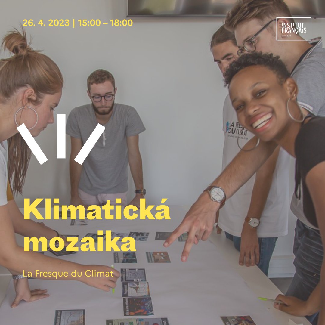 IFSlovaquie's tweet photo. 🌿Klimatická  mozaika je zábavný a kolaboratívny #workshop, ktorý pomáha pochopiť  klimatické problémy v celej ich šírke, počnúc príčinami a končiac dôsledkami na ľudskú spoločnosť. Počet miest limitovaný, zápis do 21. apríla 👉 https://t.co/UhGmZFhpie #IPCC https://t.co/XIgu6Xggmf