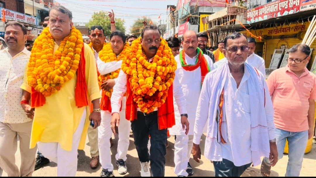 digitaldevendra's tweet image. नामांकन नगर पंचायत पट्टी अध्यक्ष पद Ashok Jaiswal