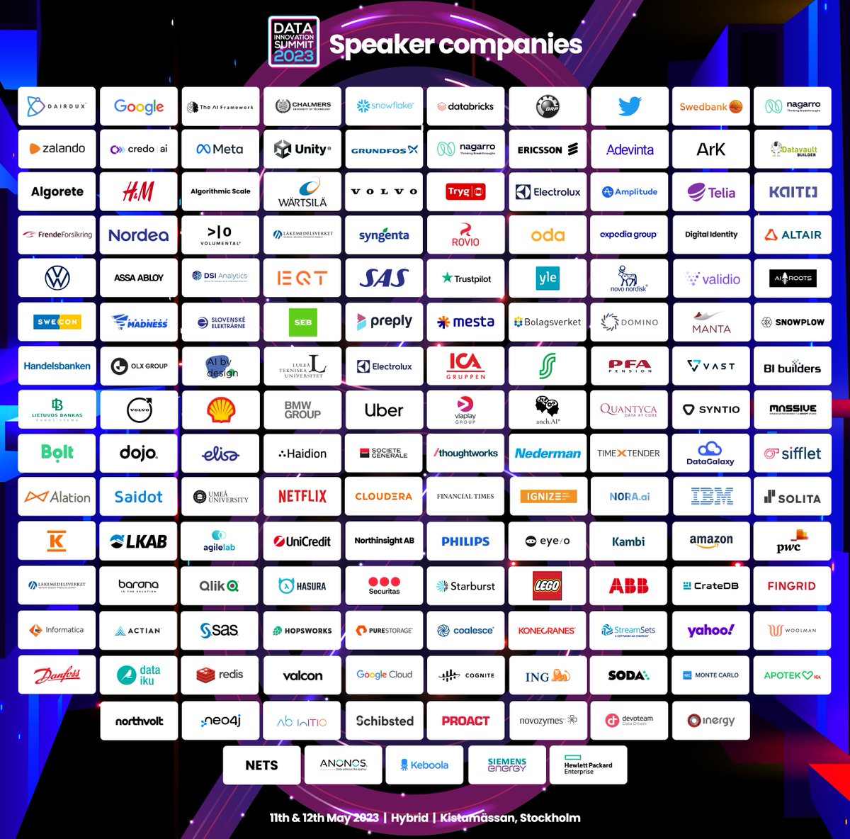 Hyperight_AB's tweet image. 💡 The 8th edition of the #DataInnovationSummit is a great opportunity to hear and learn from practical case studies presented by some of the most leading data-driven companies in the world and networki with exceptional experts. hubs.li/Q01Lhc4J0