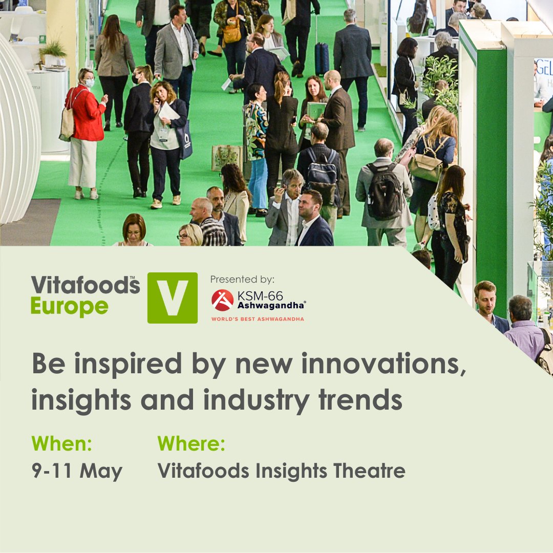 The Vitafoods Insights Theatre is back! 
 
Join us in Geneva (9-11 May) or online (1-12 May) for plenty of free-to-attend content with experts from @InnovaTrending, @NutritionBizJrl, @FMCGGurus, <a href="/twobirds/">Bird & Bird</a>, and more! 
 
Register for #VitafoodsEurope today! bit.ly/3ofgAkj