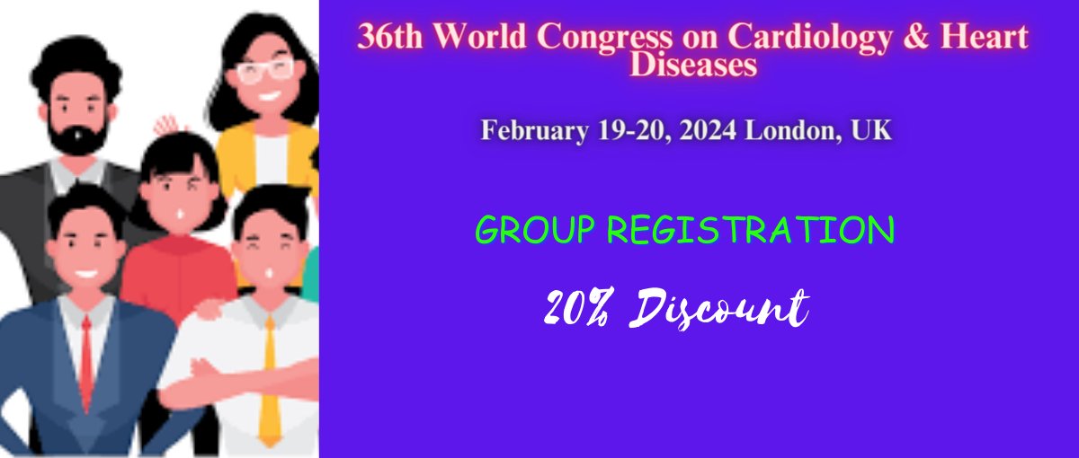 Would you like participate Cardiology Conference 2024 on February 19-20,2024 in London, UK Left a few slot so book as soon as possible. Register page:cardiology.healthconferences.org