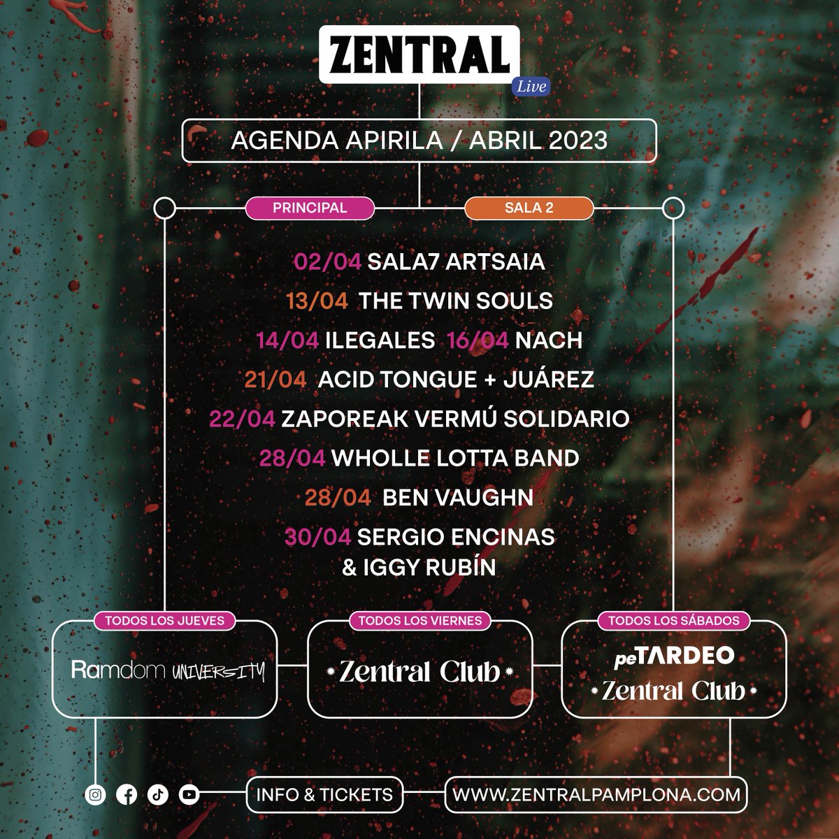 Apúntate todos los eventos que nos esperan en abril ✍🏻