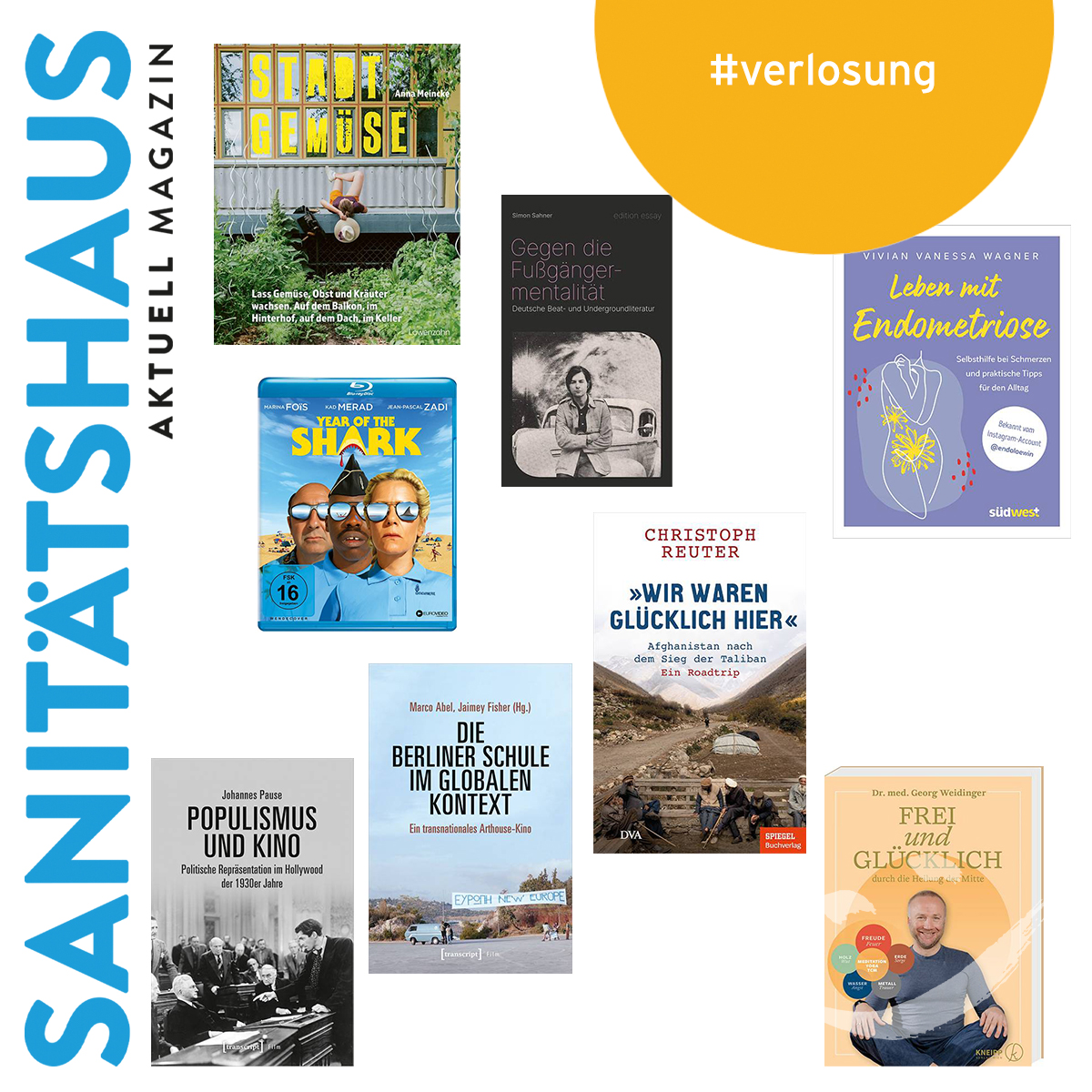 s_aktuell's tweet photo. 👨‍🦱🍀🤩 #VERLOSUNG 🤩🍀‍👩‍🦱

Bis 24.4. #verlosen wir unter allen Teilnehmenden, die unsere FACEBOOKSEITE https://t.co/p39KSkT978 + Beitrag LIKEN 💥 diese Bücher von: @transcriptweb  #etk @DVAVerlag  #Kneipp @EuViFilm  @loewenzahn_v  @SuedwestVerlag 

#Gewinnspiel 🍀 https://t.co/jKIucJbknE