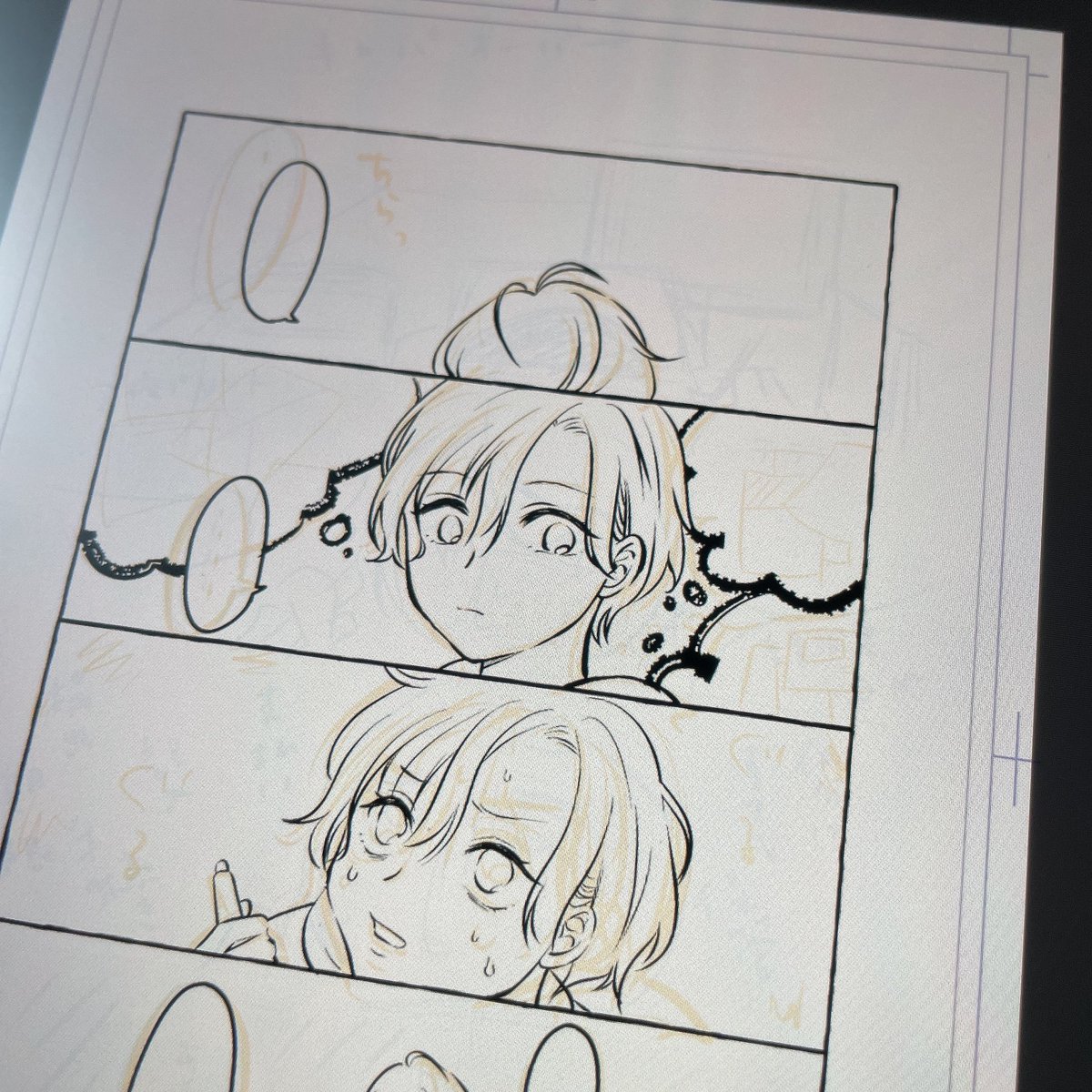 エッセイの背景をどのくらいの感じで描くか迷う💦
ざっくり雰囲気伝わればいいかな？
(ミニキャラはあきらめた😅) https://t.co/2ZPkcgHlQS