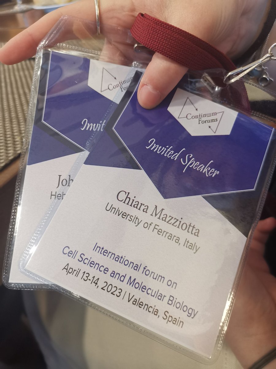 JC_Rotondo's tweet photo. Attending the 1st International Forum on cell biology 2023, in Valencia, Spain! Nice talks and highly qualified researchers! #molecularbiology #cancertherapy #cancerresearch https://t.co/auzoFe6LVM