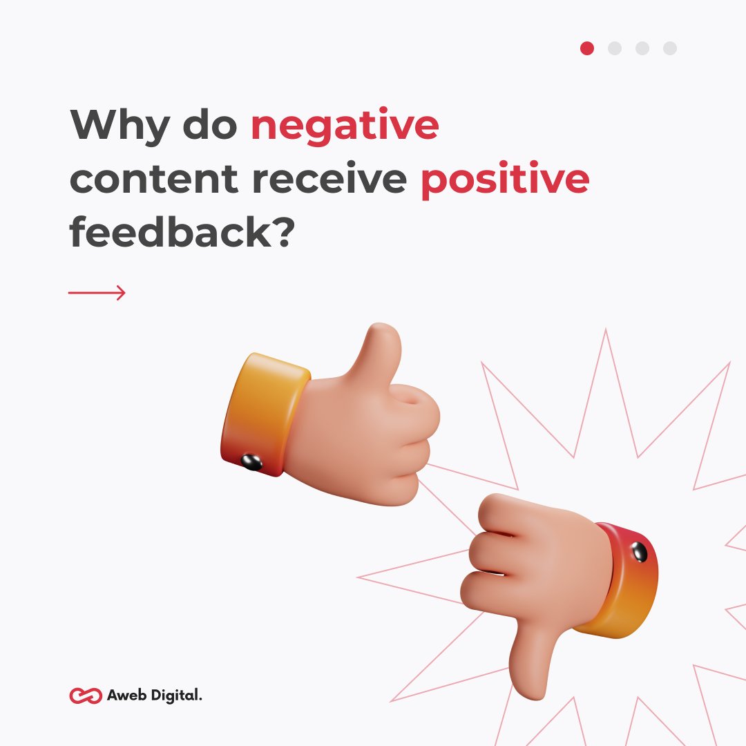 AwebDigital's tweet photo. “Negativity sells” - But why? Check out this thread to know more.
Want to create content that hits the jackpot?
We will do it for you. https://t.co/q7YSicAPOt
#negativitybias #negativecontent #contentstrategy #socialmedia #contentmarketingstrategy #awebdigital https://t.co/lVPsKaYc4m