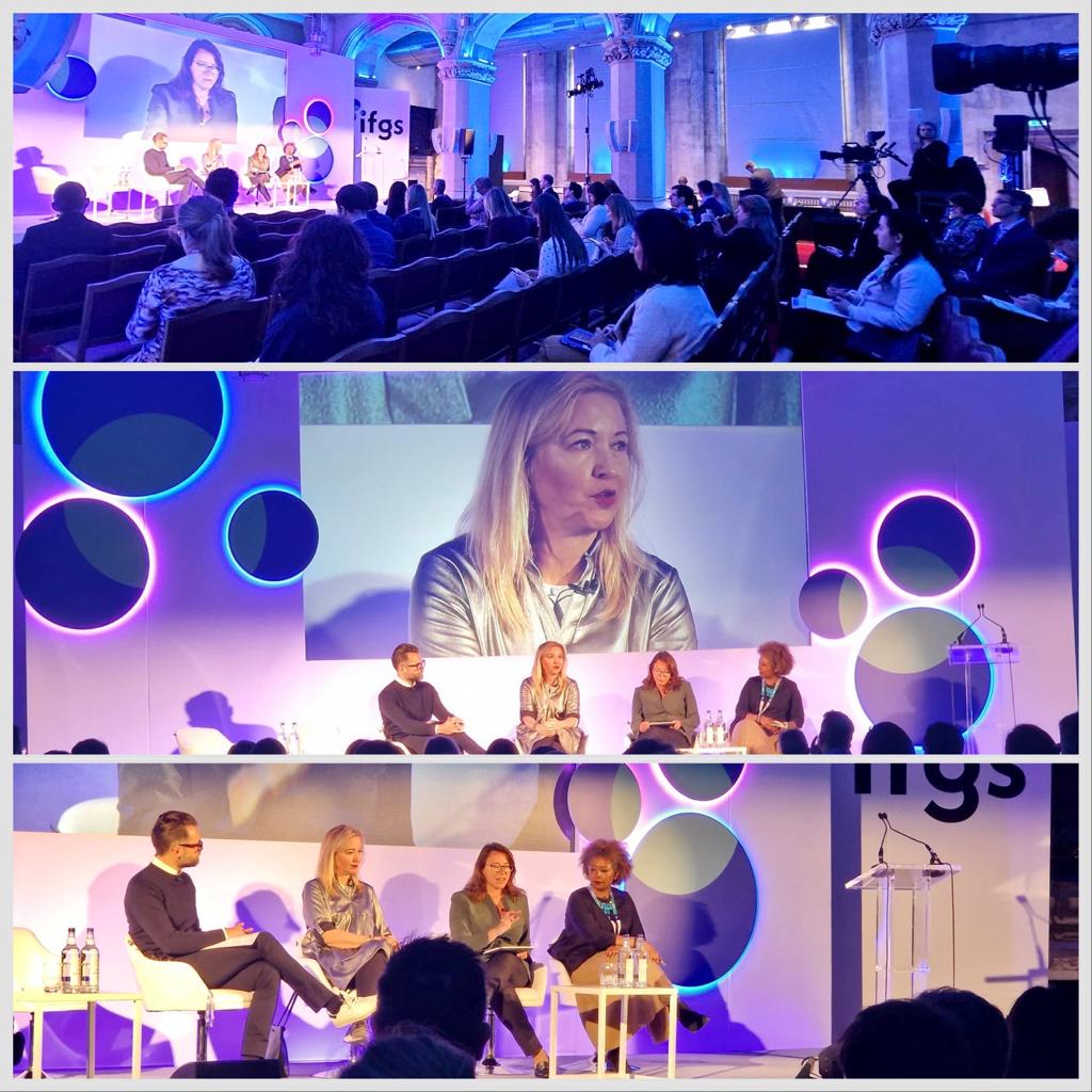 Interesting debate at #IFGS2023 with <a href="/SusanneChishti/">Susanne Chishti</a> <a href="/FINTECHCircle/">FINTECH Circle</a>, <a href="/Gehanam/">Gihan A.M Hyde</a> <a href="/communique_UK/">Communique | B.Corp Certified</a>, Sherry Madera <a href="/MastercardUK/">MastercardUK</a> and Stephen Dury <a href="/Capgemini/">Capgemini</a> about why #ESG &amp; sustainability should take precedence in #fintech  &amp; financial services, and how inaction is no longer an option.