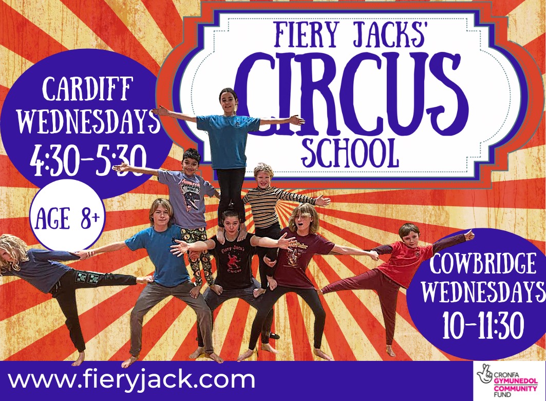 Roll up! Roll up! Fiery Jacks' Circus School starts a new term next week - come and join the family! Cardiff: forms.gle/w65Q5MHfkSJXou… Cowbridge: forms.gle/5EAo3JxbpuduMK…