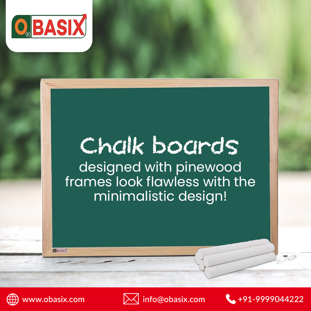 ObasixL's tweet photo. Get the pinewood #chalkboards designed with pinewood for making the best aesthetical impact without neglecting the utility! Use the plain surface to write with chalks without worrying about the flying dust particles. Ensure the best quality and design with us! https://t.co/NDM8vYyQB5