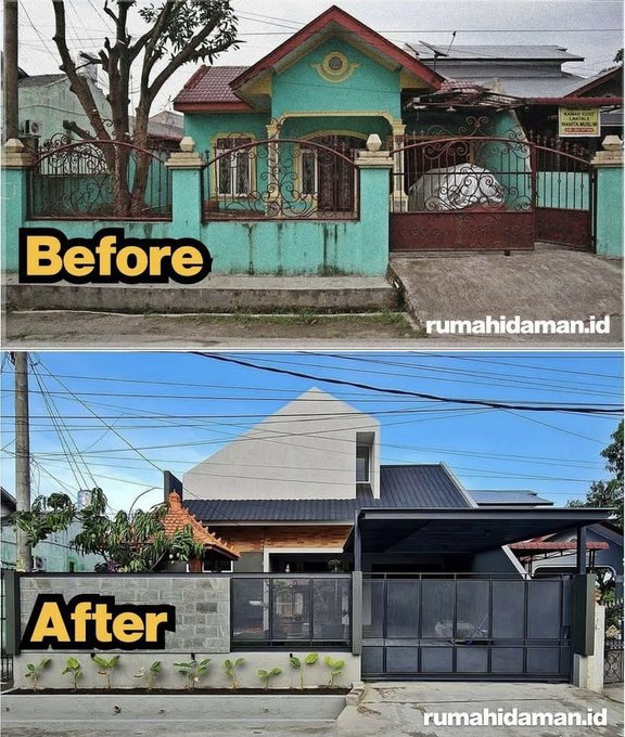 zarasabrenee's tweet photo. IDE RENOVASI MENJADI RUMAH SULTAN! 
—
A thread https://t.co/WayhdYMohA