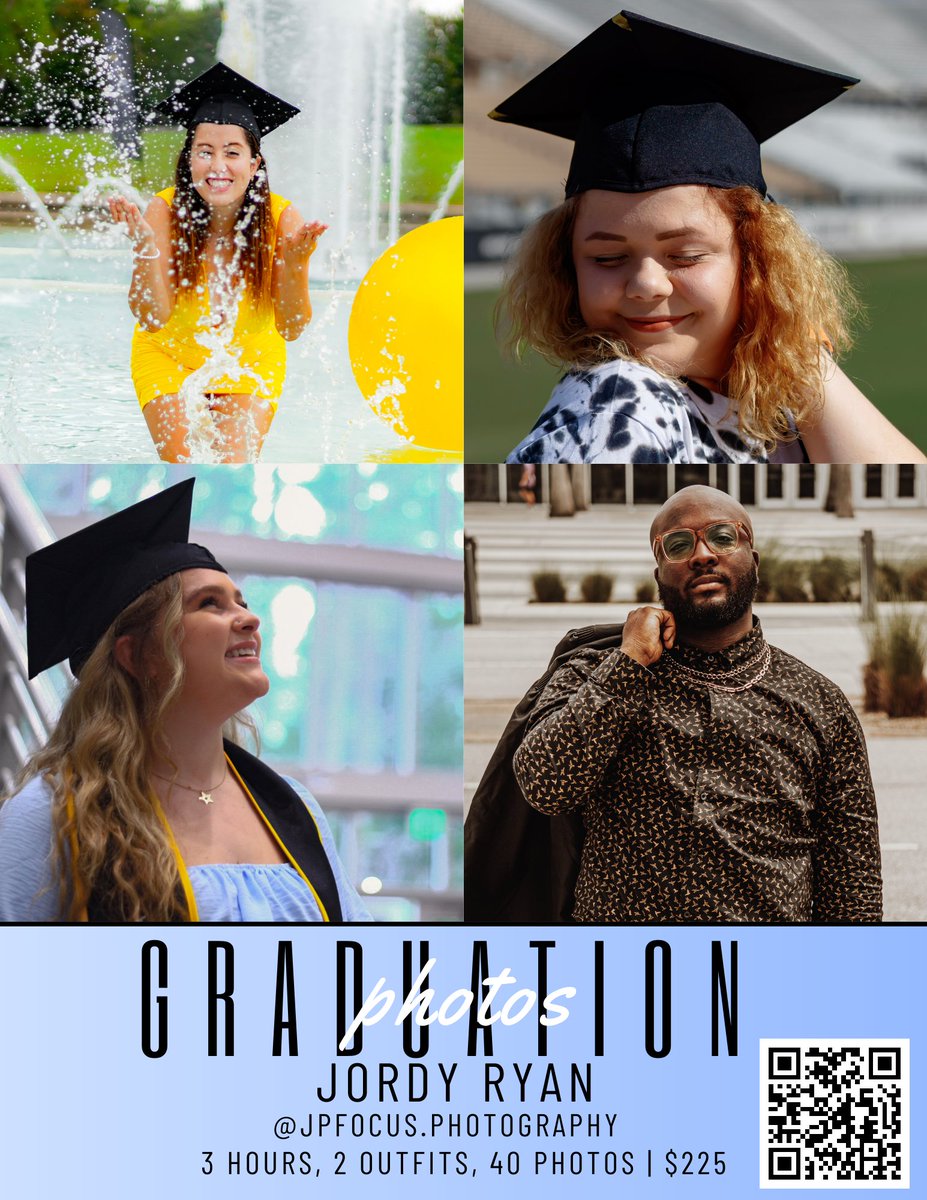 finally got around to making a flyer to advertise graduation photoshoots, and honestly I'm really proud of how this turned out