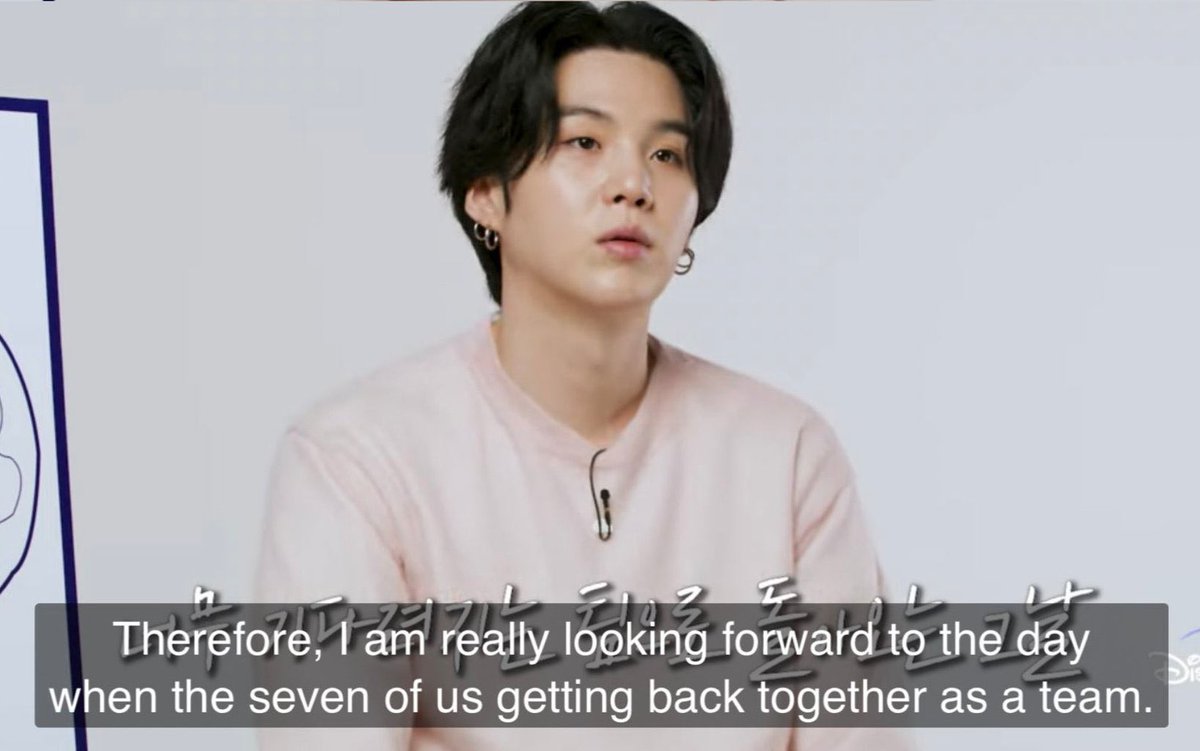 italianarmyfam_'s tweet image. 📸 Yoongi per Disney+ Corea

🐱 Mi immagino noi sette, a fare album e andare in tournée presto, ridendo [di tutto]
🐱 Non vedo davvero l'ora che arrivi il giorno in cui noi sette torneremo insieme come una squadra

🥺😭💜 @BTS_twt