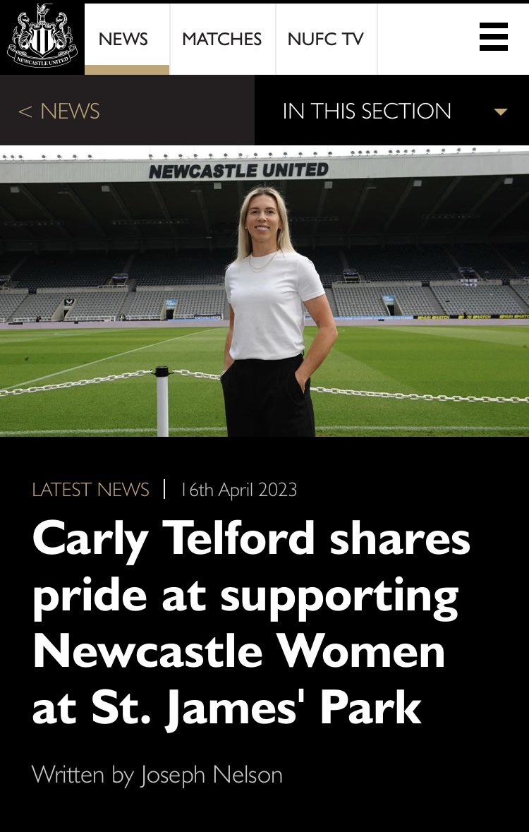 joenelson__'s tweet photo. 24,000 supporters for a fourth-tier women’s football match - outstanding 👏

Again thrilled to have written the programme and been involved in the pre-match build-up, matchday coverage and post-match reaction for @NUFCWomen’s third match at St. James’ Park 🙌

#NUFCWomen ⚫️⚪️ https://t.co/rqWufznLNS