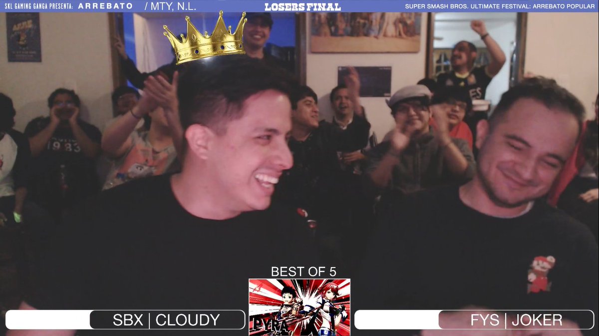 smashboxmx's tweet photo. El guerrero super saiyajin del argul @CloudyAegis avanza a Grand Finals tras vencer a Joker en Losers Finals de #ArrebatoPopular de @SKLGamingGanga 

GF:
SBx Cloudy vs XTR Waka

Stream: https://t.co/Rd8e3WpB1q

@SBxMugiwara en el micrófono
#KingInTheNorth #ArgulNation https://t.co/WQV6YX2X4d