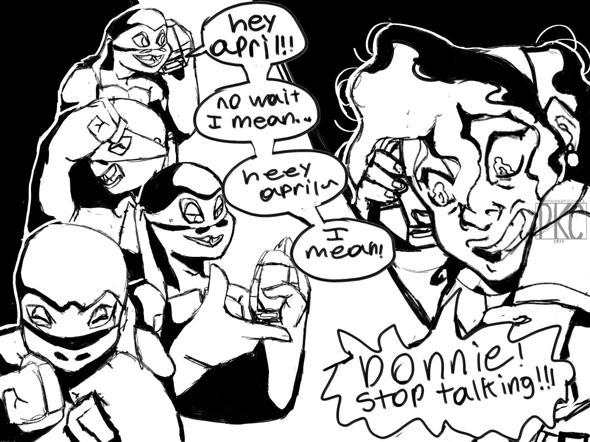 Kofi_comics's tweet photo. i feel like the quality shit the bed the second i uploaded this.
Etheir way fav april moment from 2012 from one of the rat king episodes. Shes just like me fr.
#tmnt2012 #TeenageMutantNinjaTurtles #2012tmnt #AprilOneil #tmntapril #tmntdonnie #2012donatello
#2012aprilOneil https://t.co/7Ap5uCaLEt