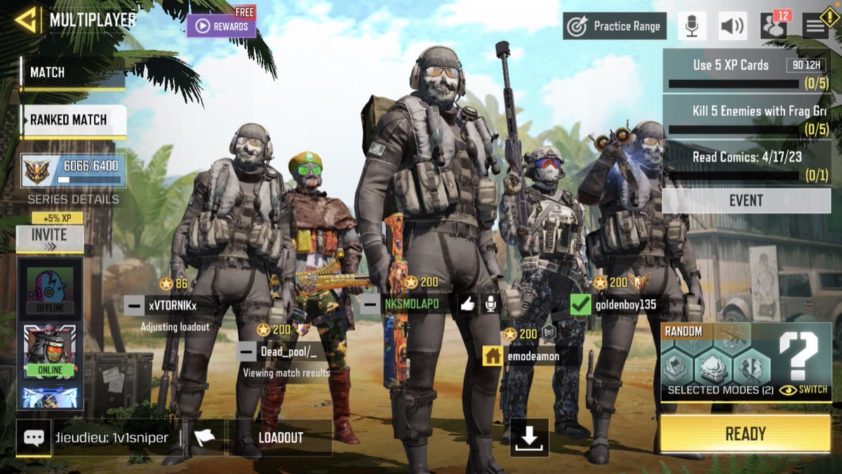 MojelaM's tweet image. It was a party #CoDMobile #ranked #SandD