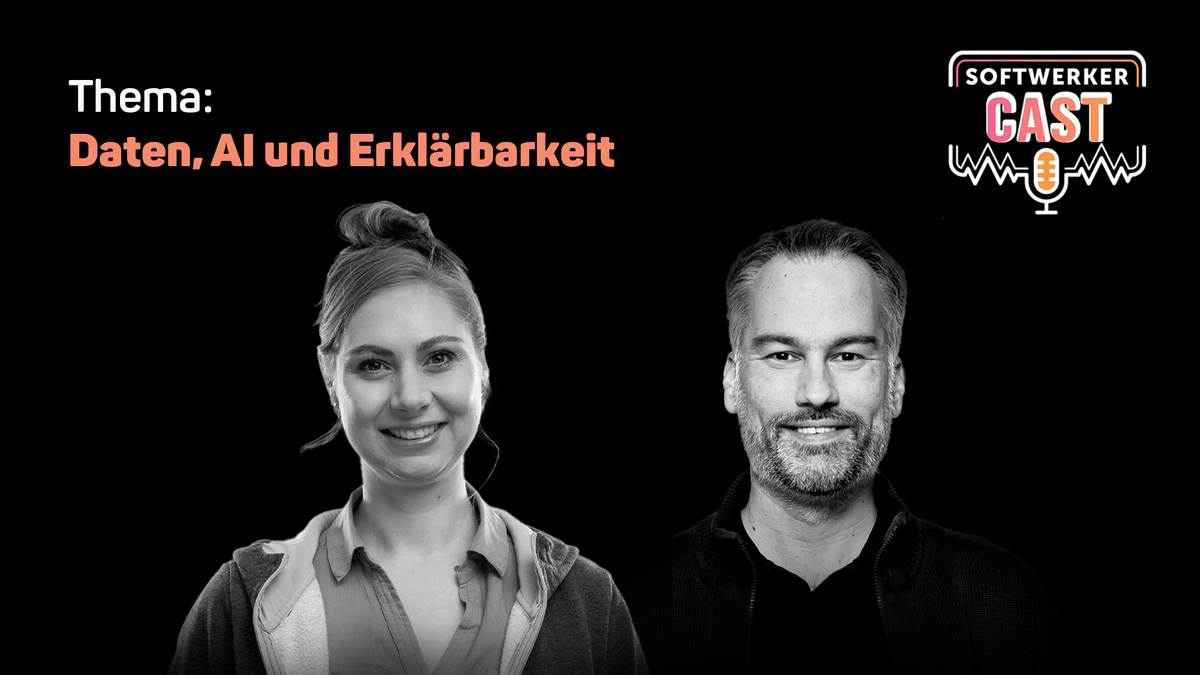 codecentric's tweet photo. 🤖 Was haben #Daten mit #AI zu tun? 
🧠 Was sind #neuronaleNetze?
💬 Und wie funktionieren #Chatbots wie #ChatGPT?

Einen kompakten Überblick über diese Themen gibt's im neuen #SoftwerkerCast mit #DataScientist @ShirinGlander. 
Hier reinhören 👉 https://t.co/pUbFY1uOK4 https://t.co/S8PeHIkHXU