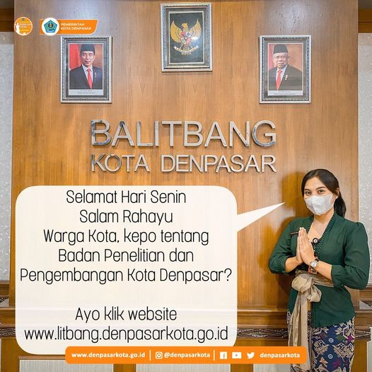 DenpasarKota's tweet photo. Selamat Pagi warga Kota!
Semangat menjalani hari ini ya Warga Kota!
Untuk yang kepo tentang Badan Penelitian dan Pengembangan Kota Denpasar, bisa banget cek infonya di https://t.co/lZW9iwcsQU
#litbang #denpasarkota https://t.co/I6g8ul8E4z