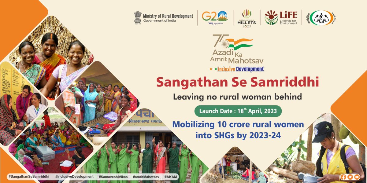 Govt launches 'Sangathan se Samriddhi' scheme to bring marginalised rural women into SHGs network_60.1