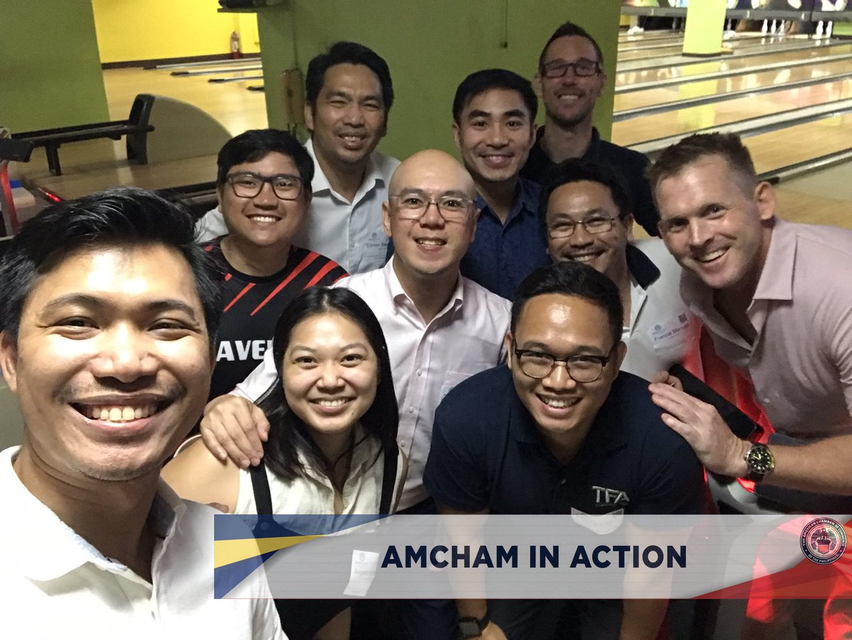 AmChamPH's tweet photo. From coffee discussions to meetings and bowling nights, we're always busy with learning and networking! Check out the weekly highlights here: https://t.co/s7QvPwPihL #amchamevents #amchamph #amcham https://t.co/Uh3ESpJhfQ