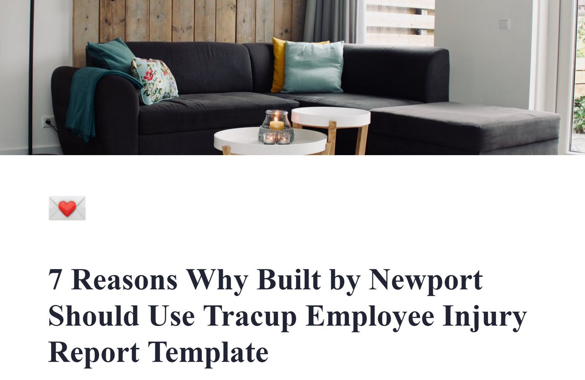 brando14135057's tweet image. share.tracup.com/B672530F43-7-R…
😃Prioritize workplace safety and streamline your reporting process with the Tracup Employee Injury Report Template today. 
#workplacesafety #injuryreporting #investigationprocess #BuiltbyNewport #employeeinjuries #standardizedtemplate