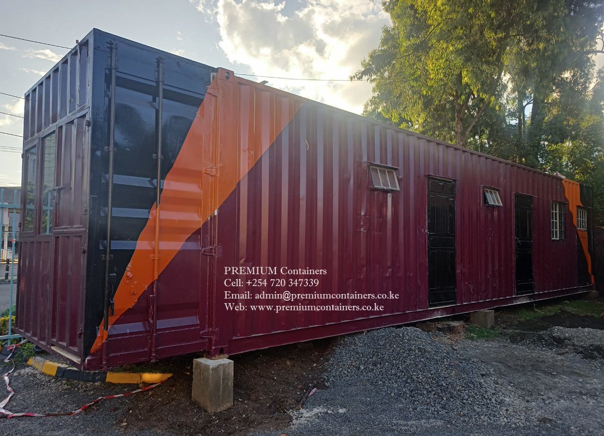 Premium2008's tweet photo. Container #gatehouse &amp; #securityoffice ready for use in just two weeks. 
This was delivered during the weekend; 
With https://t.co/bdTNQurK7m
YouTube https://t.co/6Lf8UFazHG
Sakaja #BostonMarathon Sonko Kakamega Unga Nakuru Luo Nyanza https://t.co/5Y0vO4SqfQ