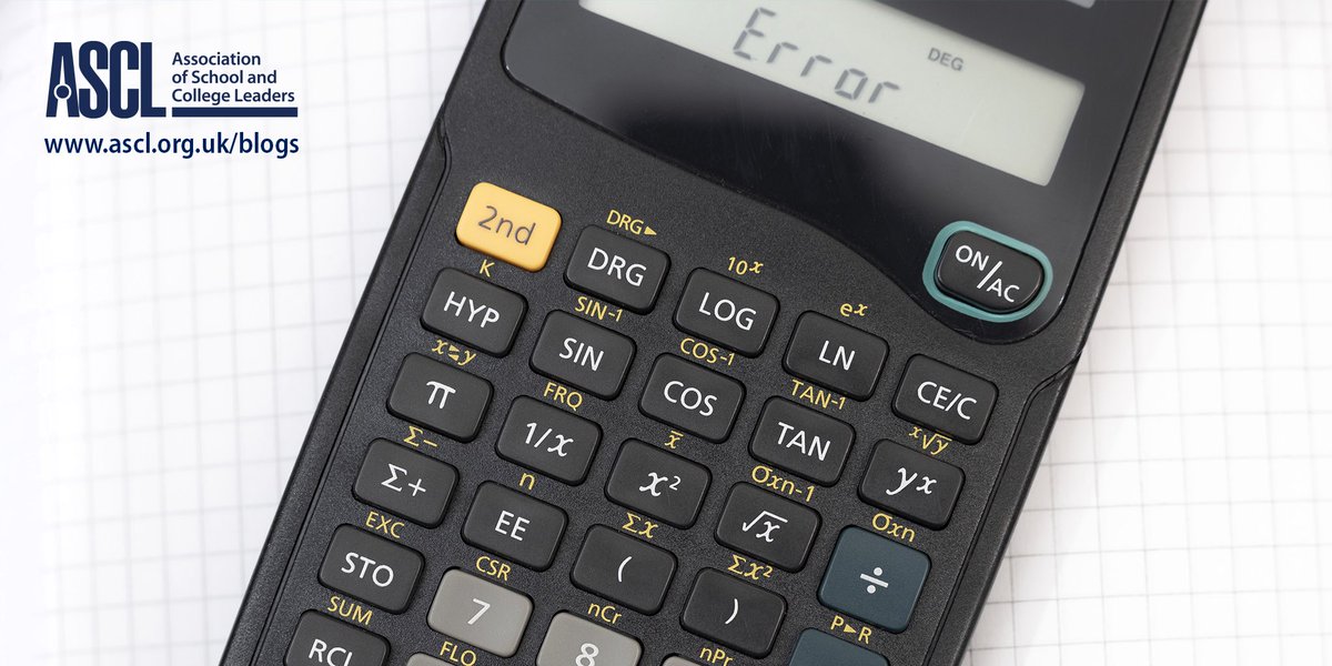 “This rehashed maths announcement is another policy gimmick which does not touch on the big issues facing education - such as funding, teacher supply and special educational needs support”: my <a href="/ASCL_UK/">ASCL</a> blog: bit.ly/3ild6tY
