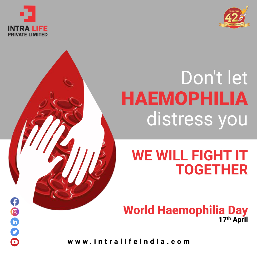 On the occasion of #WorldHaemophiliaDay, let us come together and stand in support of those suffering from this blood disease. Warm wishes to all.

#intralife #haemophilia #worldhaemophiliaday2023 #haemophilia2023 #haemophilia #haemophiliaawareness #bleedingdisorders