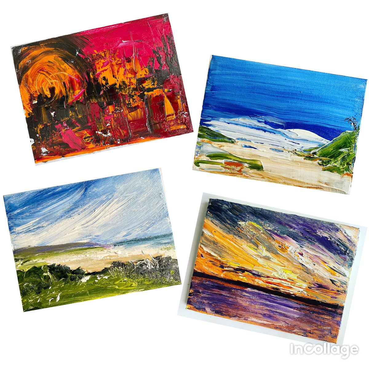 Morning #earlybiz 
My new mini paintings come with their own easel 
Will soon be on my website but just message me if you’d like one.
just £20 including shipping !
#ArtistOnTwitter #MHHSBD