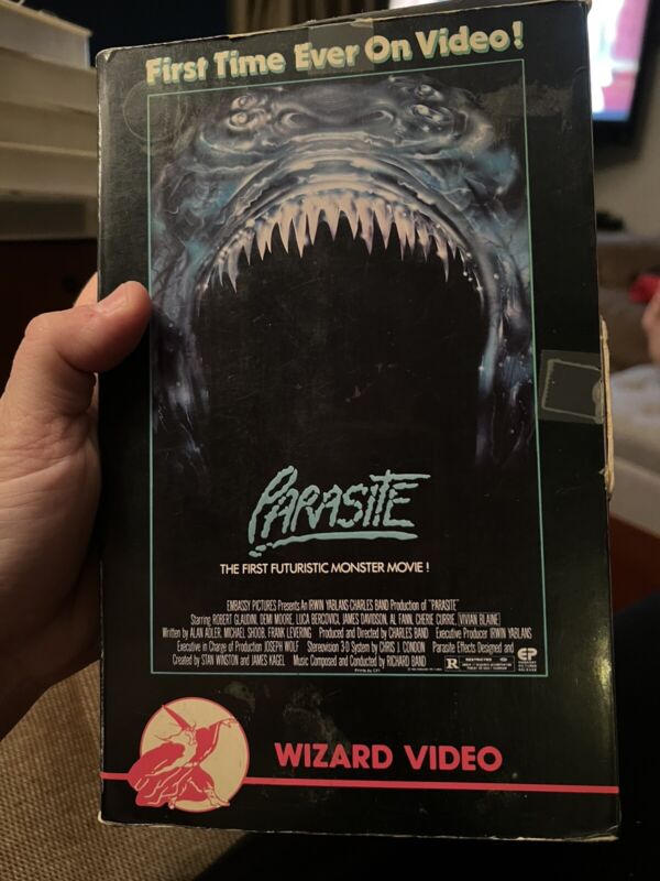 I Want My VHS on Twitter "Parasite BIG BIG VHS Wizard Video Big Box ORIGINAL Horror Monster