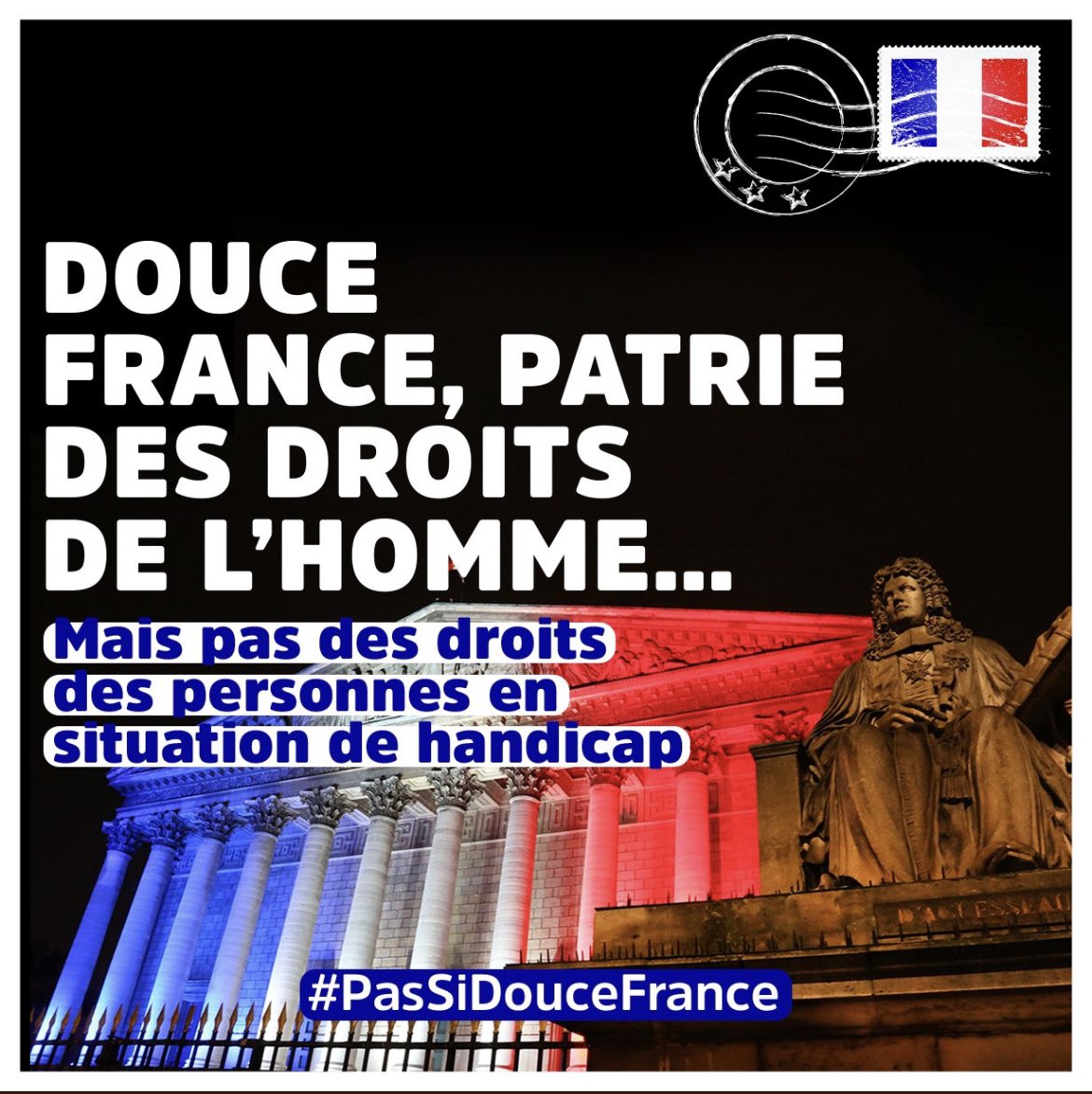 🔵⚖️ Le Conseil de l’Europe dénonce la violation des #droits des personnes handicapées par l’Etat français  ! 

Ce constat est l’aboutissement d’une réclamation collective déposée en 2018 par quatre associations françaises soutenues par le <a href="/CHandicaps/">Collectif Handicaps</a> 

#PasSiDouceFrance