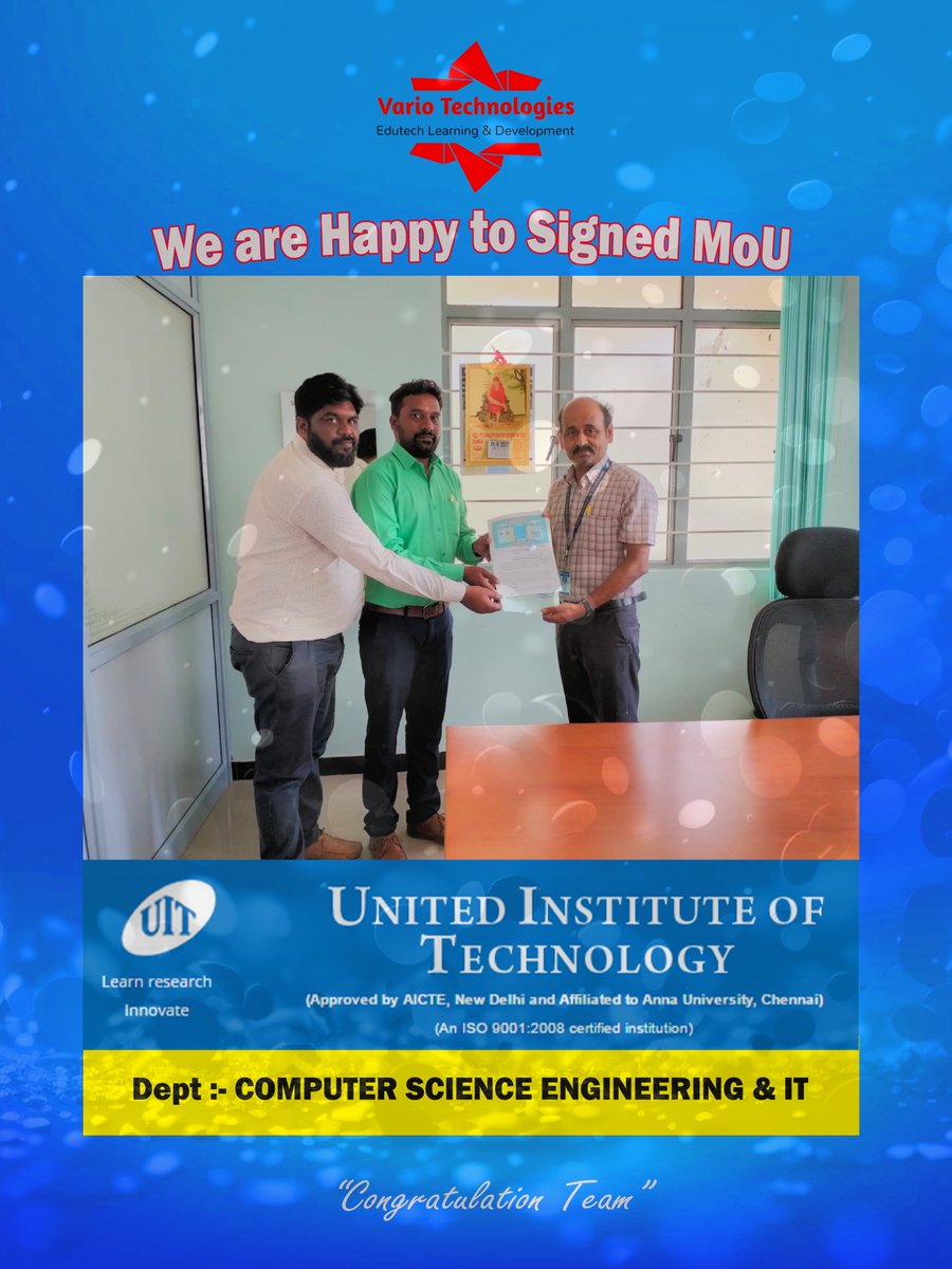 We look forward to seeing the positive impact this partnership will have on the future of technology and education. Congratulations to Vario Technologies and the college on this exciting new venture!