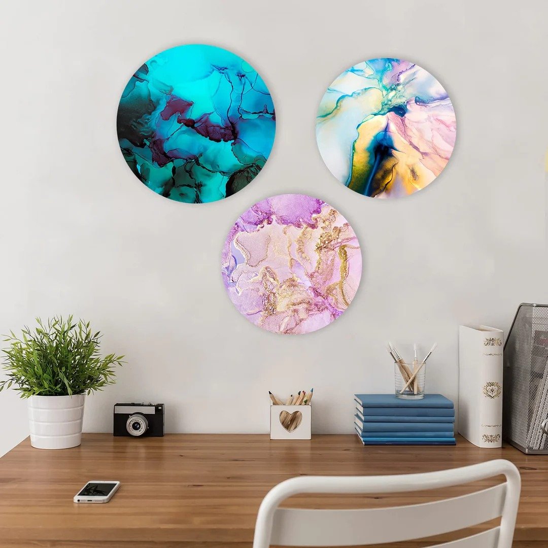 officialkhirki's tweet photo. Elevate your decor with our Circular Canvas Painting set - high-quality prints on real wood frames, arranged in any way you want. Perfect for any setting, from homes to hotels.
Explore this Painting from here:- https://t.co/dhyLKiuC5z
#CircularCanvasPainting #wallart #homedecor https://t.co/0x4E97M6th