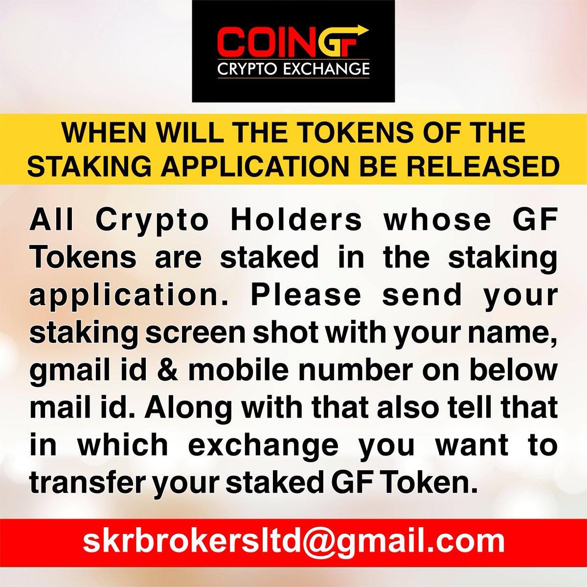 GFCryptoToken's tweet photo. SORRY FOR WRONG ID https://t.co/ejA7yuSrt0