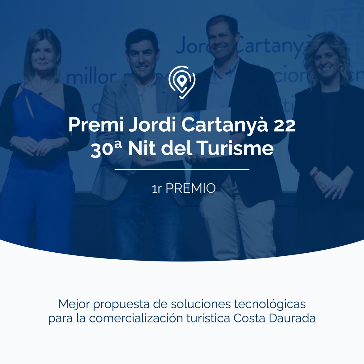 triviaexplore's tweet photo. 💡 De una idea innovadora, a un proyecto ganador.

🏆 #TriviaExplore recibió el Premi Jordi Cartanyà 22 a la mejor propuesta de soluciones tecnológicas para la comercialización turística de la #CostaDaurada. https://t.co/18Uy40UCcw