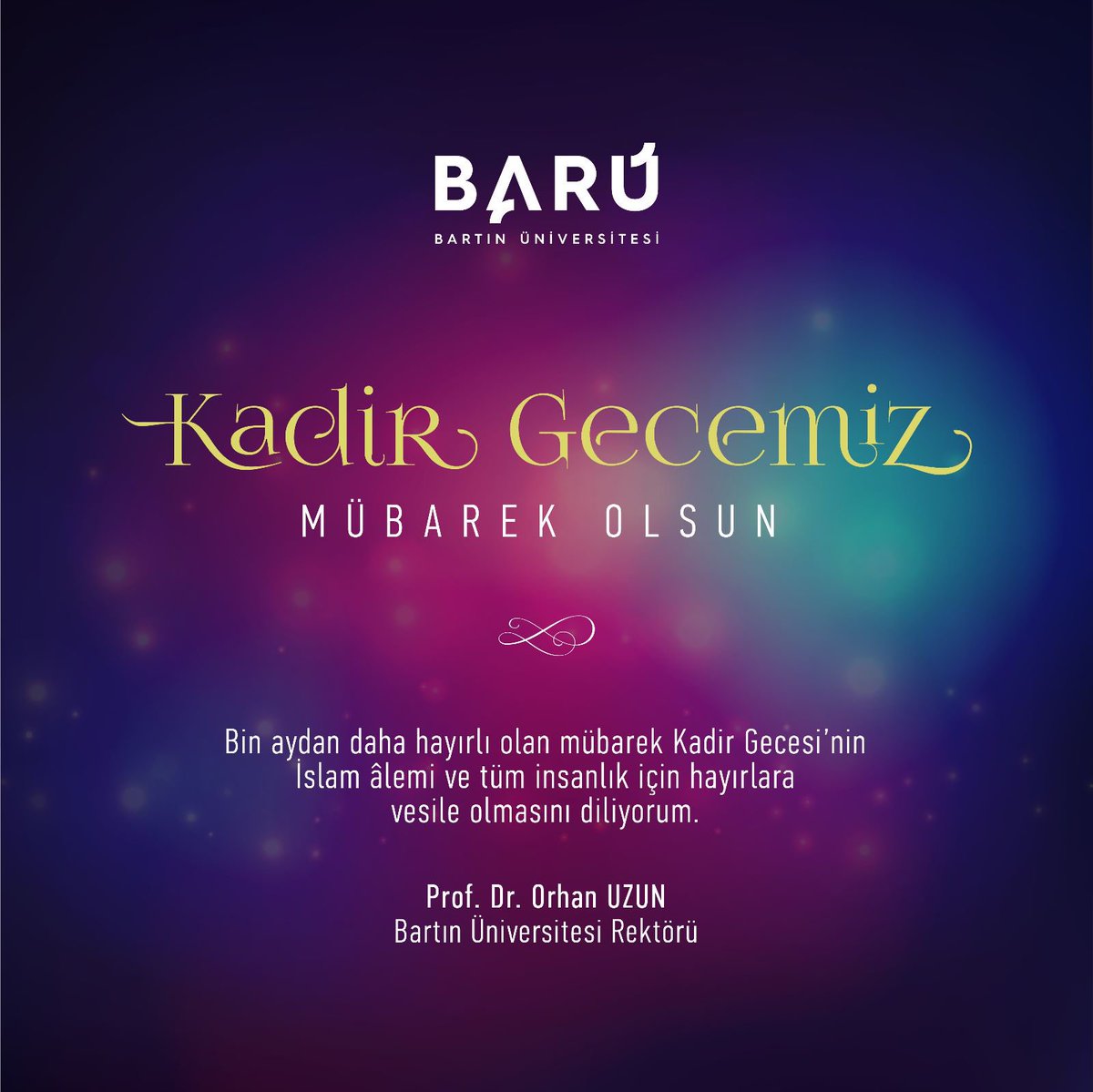 Kadir Gecemiz Mübarek Olsun🙏

#KadirGecesi