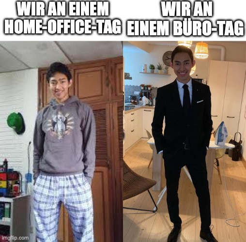 Und was ist euer Office Dresscode? 🧑‍💼

#ZebralutionPodcast #MemeMonday #PodcastMeme #OfficeDressCode