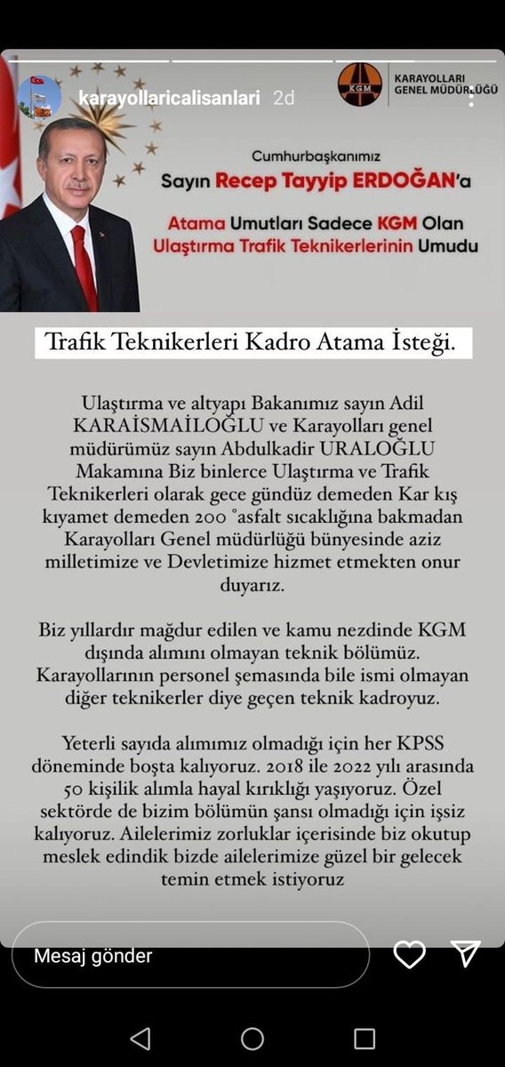 TrafikTeknike's tweet photo. @cemil_yaman Hayırlı Kandiller Sayın Vekilim Hayırlı günde hayırlı haberler almak isteyen Ulaştırma ve Trafik Teknikerleri
@A_Uraloglu
@akaraismailoglu
@Akparti
@AkpartiAnkara
@ak_kocaeli https://t.co/Z8Y0GHlibU