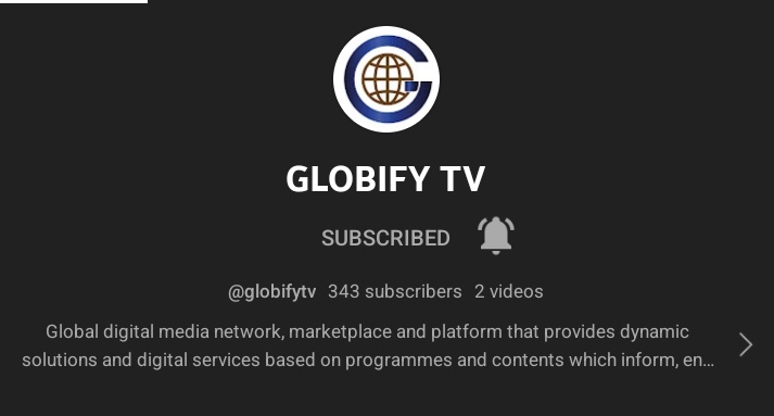 GlobifyTz's tweet photo. SUBSCRIBE, LIKE, COMMENT & SHARE GLOBIFY TV YOUTUBE CHANNEL - LIVE & RECORDED CONTENTS COMING SOON🔥
https://t.co/owHiHJ4wwq
#globifytz
#globifytv
#globifyapp
#globifyradio https://t.co/J39YKhEWFf