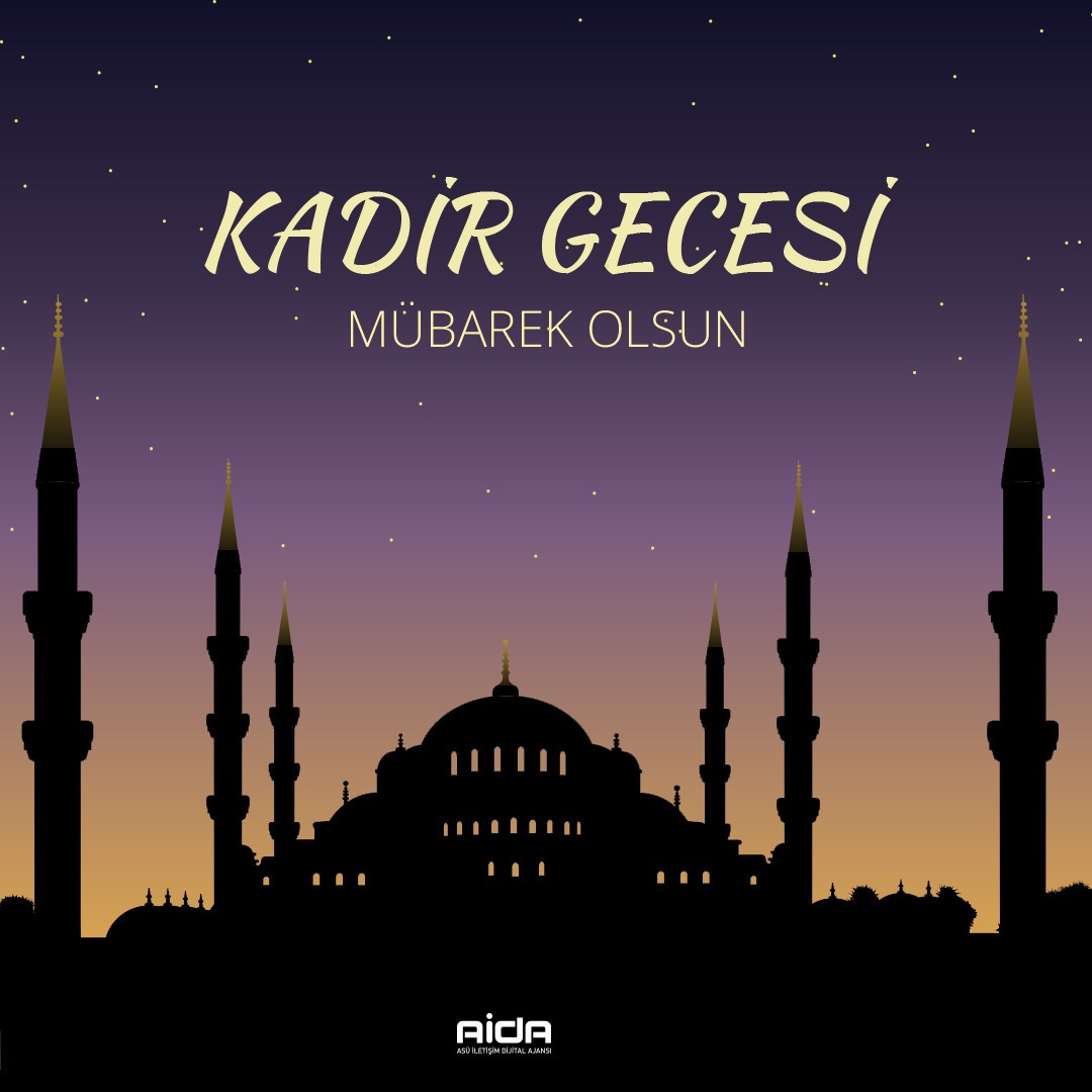 Sözlükte "Kadir" (kadr) kelimesi “hüküm, şeref, güç, yücelik” gibi anlamlara gelir. Kadir gecesi, Kur'an-ı Kerim'in indirildiği ve bin aydan daha hayırlı olarak kabul edilen bir gecedir. Gecemiz mübarek olsun 🕌🤲💫

#KadirGecemizMübarekOlsun #ramazanayı #asü