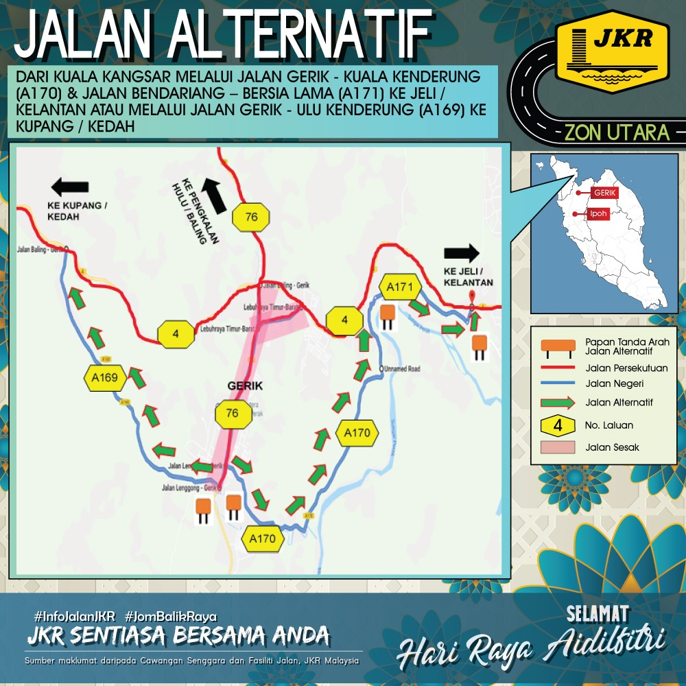 JKR Malaysia Rasmi on Twitter "ZON UTARAsambungan"