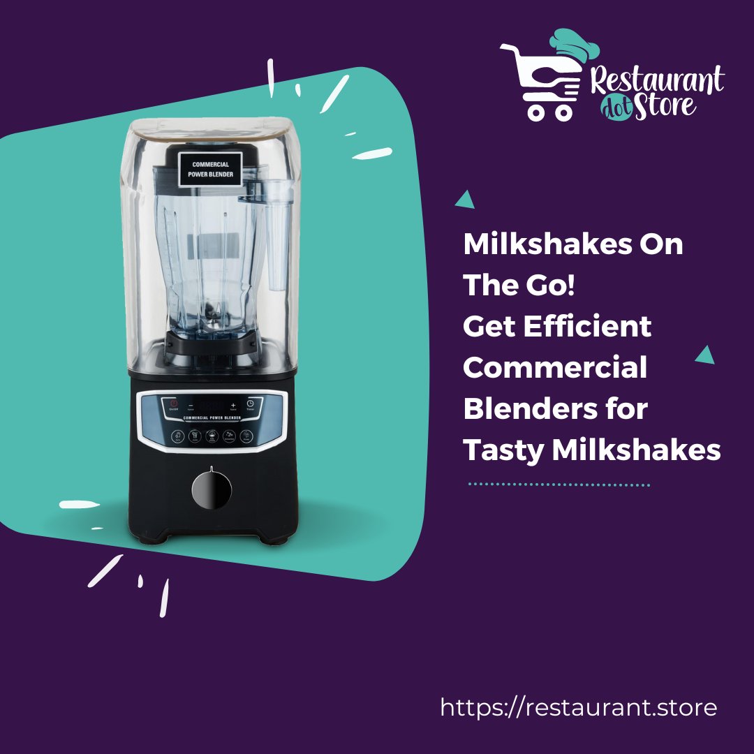 RestuarantHQ's tweet photo. Make the milkshakes of your restaurant famous! Delicious milkshakes and beverages with https://t.co/zxoPKbYQgb’s Commercial Blender range. Browse today! 

👉https://t.co/gULpLMxMWd

#foodindustry #chefs #commercialkitchen #kitchenequipment #restaurantequipment #storageequipment https://t.co/eQu4qz24VW