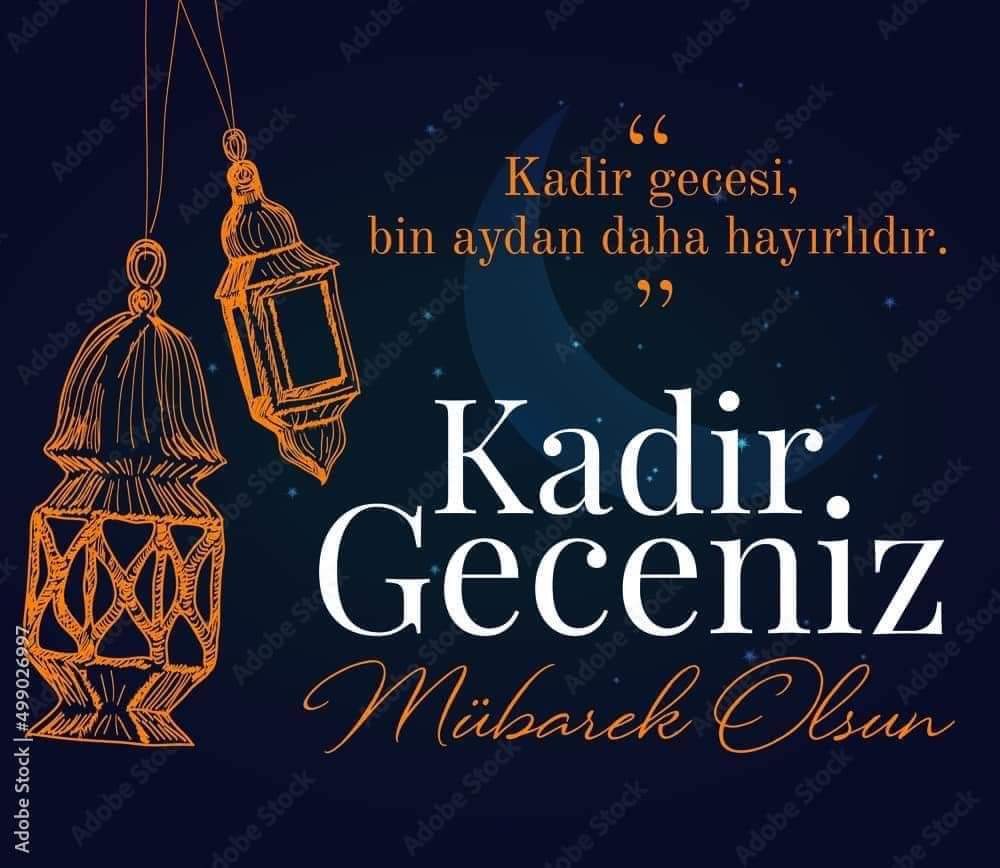 "Kadir gecesi bin aydan daha hayırlıdır"
Duâlarımızın kabul olması dileğiyle. 

Kadir Gecemiz Mübarek Olsun... 
#KadirGecesi