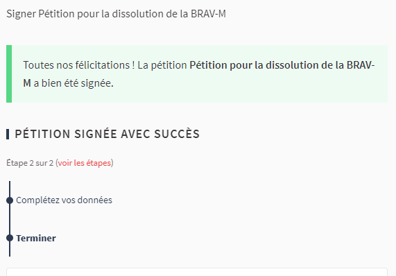 Taousertova93's tweet image. #DissolutionBravM 
C&apos;est signé 

petitions.assemblee-nationale.fr/initiatives/i-…